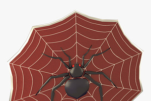 Spider Decorated Shield