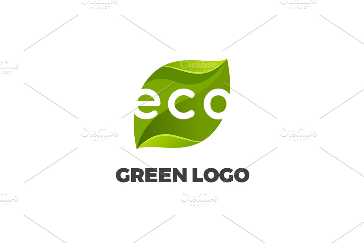 Eco green logo, a Branding & Logo Template by Magda (Photo 2 of 3)