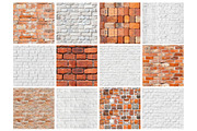 Brick Walls Seamless, an Illustration by Mashimara (Thumbnail 2 of 3)