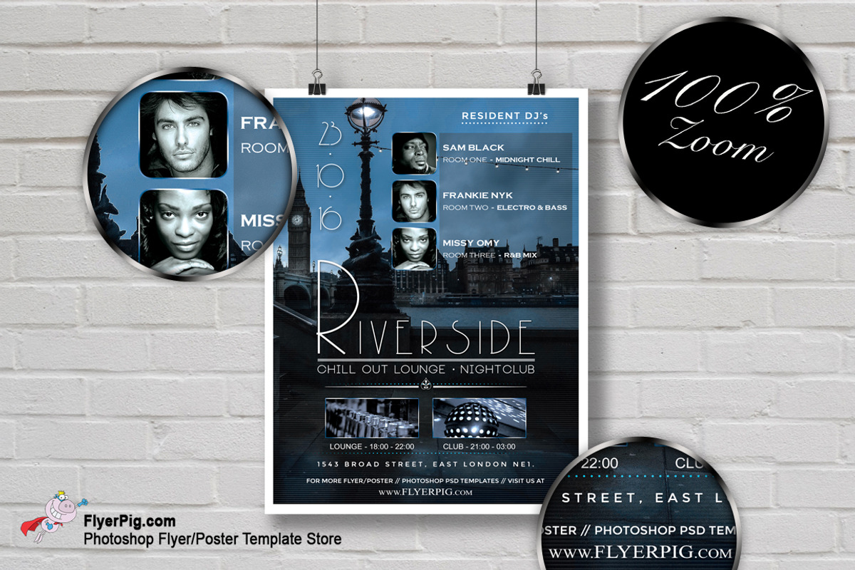 Club Flyer Template, a Flyer Template by FlyerPig