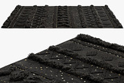 nuLOOM Black Wool Raised Geometric S, a Furniture 3D Model by 3dmitruk (Thumbnail 1 of 17)