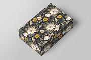 Set Seamless Flowers Dogrose Pattern, a Pattern Graphic by Vintage (Thumbnail 6 of 10)