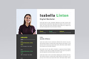 Minimalist Resume Layout, a Resume Template by MightyDesign (Thumbnail 2 of 8)