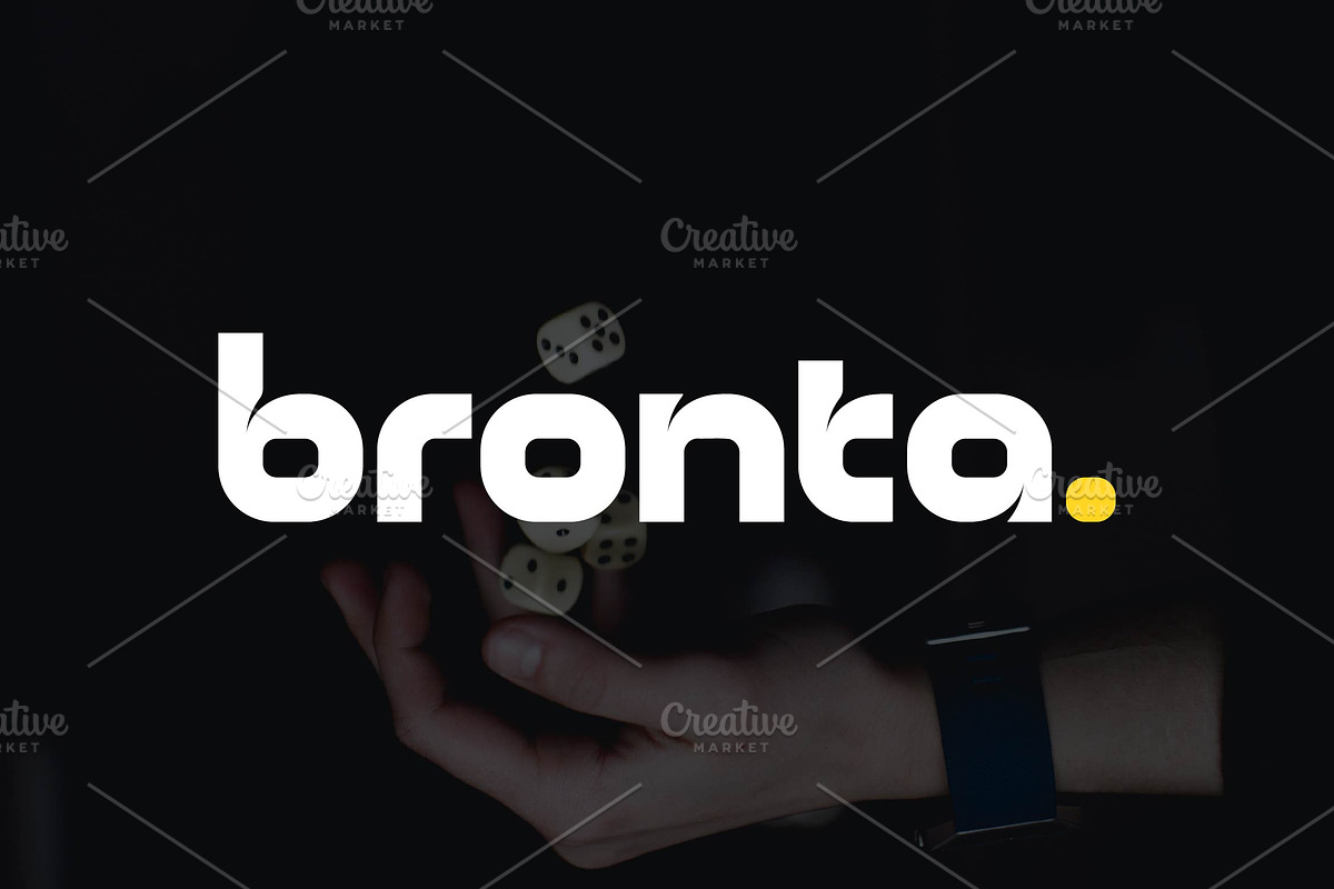 Bronta Round Logo Font, a Sans Serif Font by Artiveko (Photo 1 of 8)