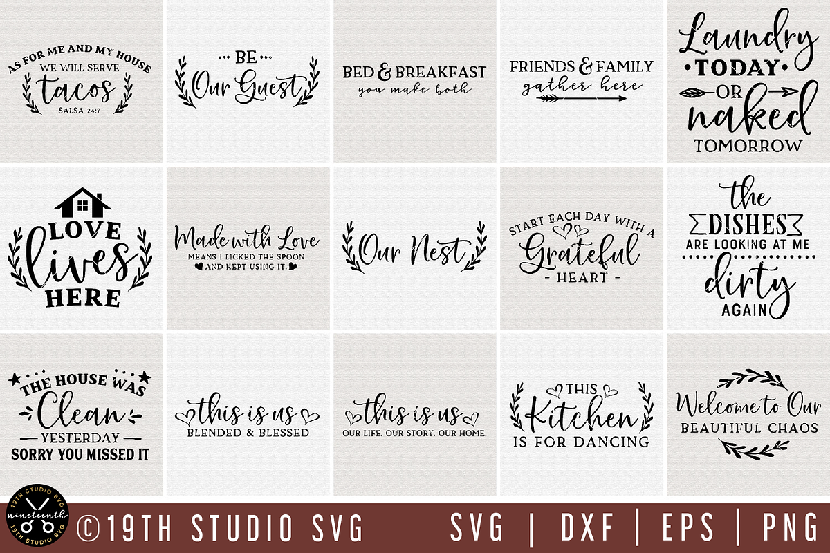 Rustic Sign SVG Bundle, an Illustration by Craft House SVG (Photo 2 of 2)