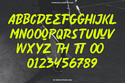 Hypegoals - Brushy Display Font, a Script Font by Invasi Studio (Thumbnail 7 of 8)