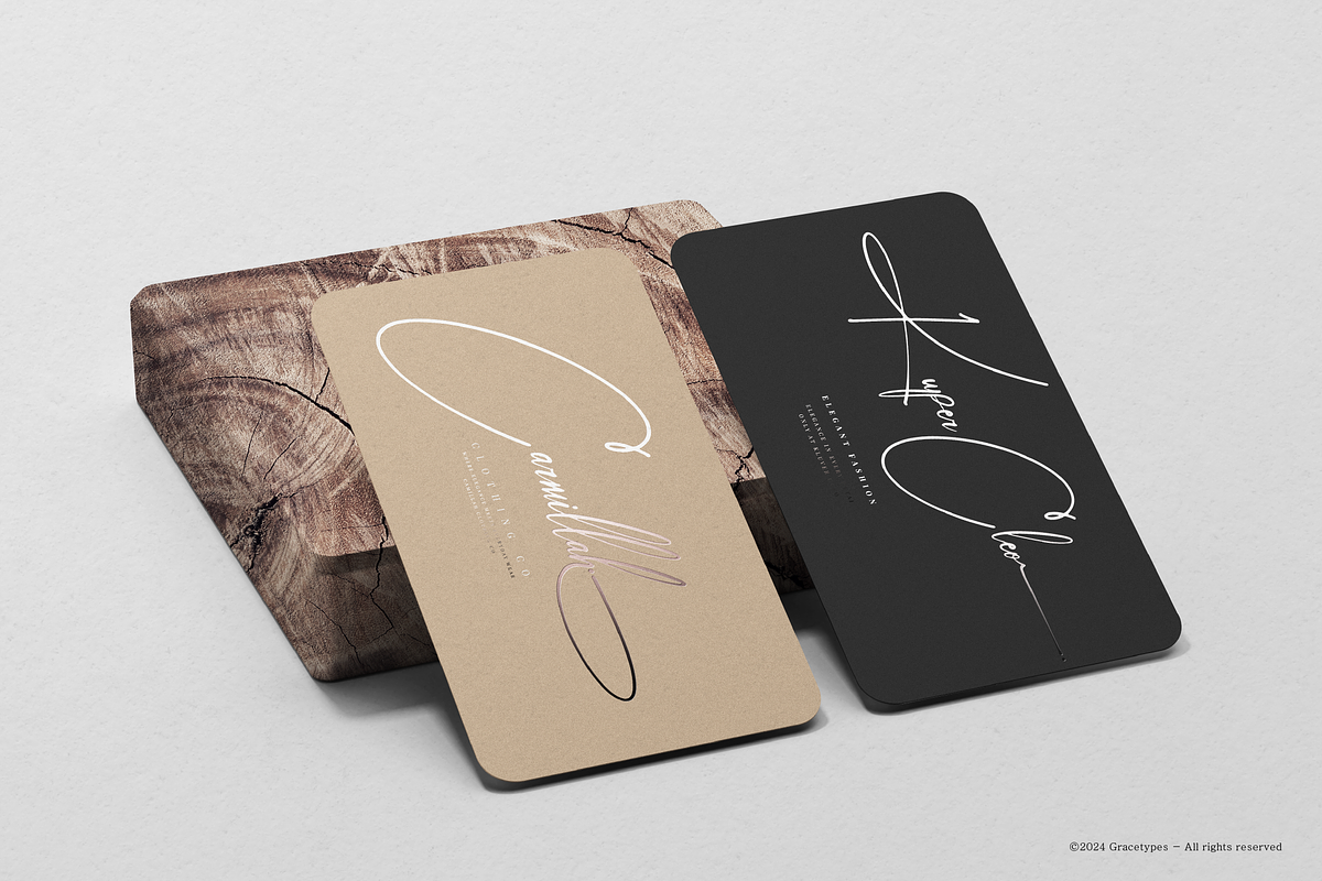 Desmotalk Kimberly | Signature Font, a Font by gracetype_studio (Photo 4 of 12)