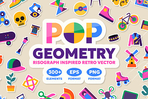 POP Geometry - 300+ Vector Stickers