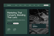 Figma Marketing Agency Landing Page, a Landing Page Template by Musara (Thumbnail 3 of 6)