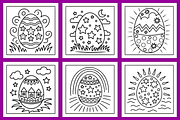 Easter Egg Magic Coloring Pages, a Seasonal Illustration by Ink Gallery (Thumbnail 3 of 5)