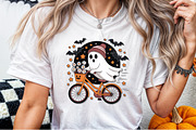 Cute Ghost Halloween Fall Autumn PNG, an Illustration by Sublimation Artist (Thumbnail 2 of 9)