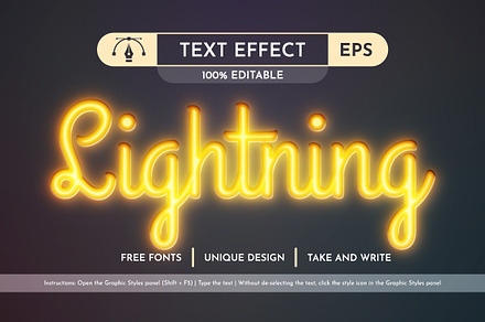 Firefly - Editable Text Effect, a Layer Style Add-On by rwgusev