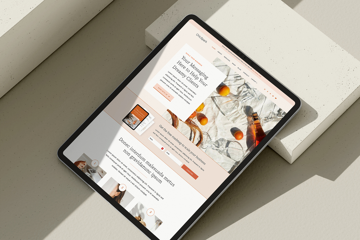 ChicSpark Elementor WordPress Theme, a WordPress Template by Bluchic (Photo 4 of 6)