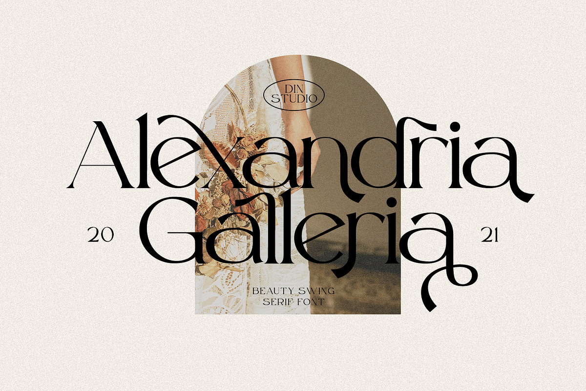 Beauty Swing, a Serif Font by din-studio.com (Photo 3 of 10)