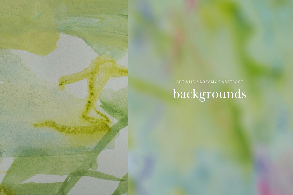 Green Watercolor Art Backgrounds, a Background Graphic by eclosque (Photo 14 of 29)