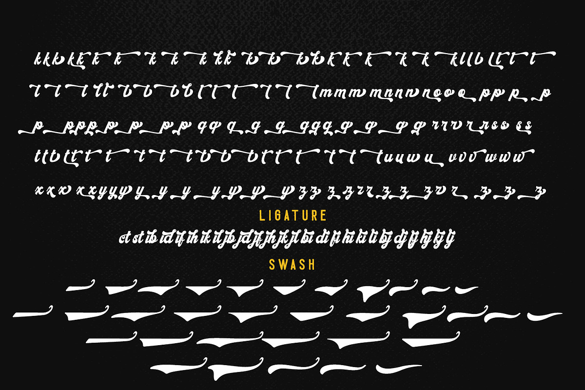 Donatello - new groovy script, a Script Font by madeDeduk (Photo 15 of 16)