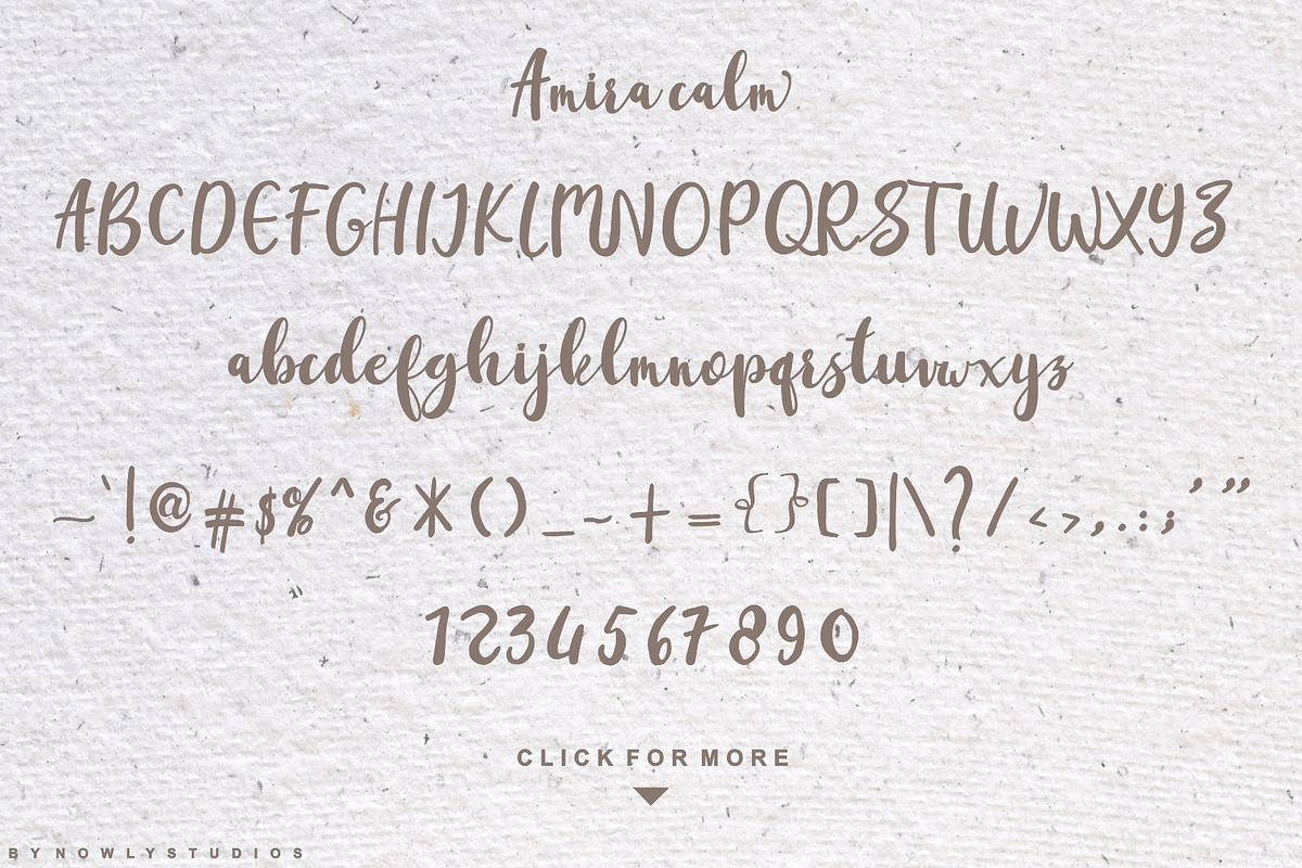 Amira Calm, a Script Font by Nowlystudios (Photo 10 of 10)