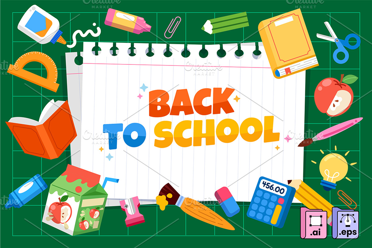 Back-to-School Arabic/English, an Education Illustration by MISS CHATZ (Photo 3 of 3)