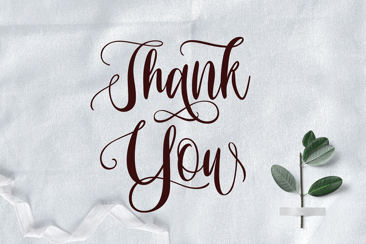 Rosemhary Font, a Script Font by Allmostudio (Photo 11 of 11)