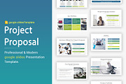 Project Proposal Google Slides, a Presentation Template by OceanArt (Thumbnail 1 of 13)