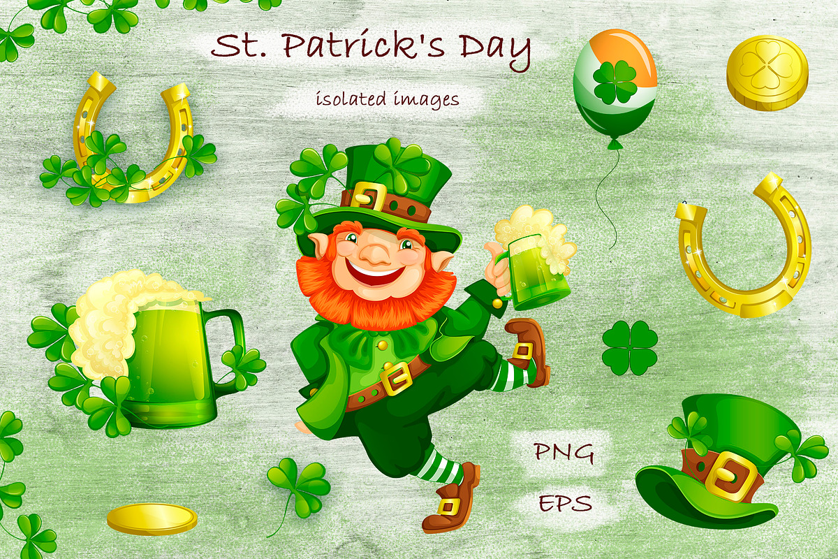 St.Patrick 's Day.  Sublimations, an Illustration by Maycat_store (Photo 2 of 9)