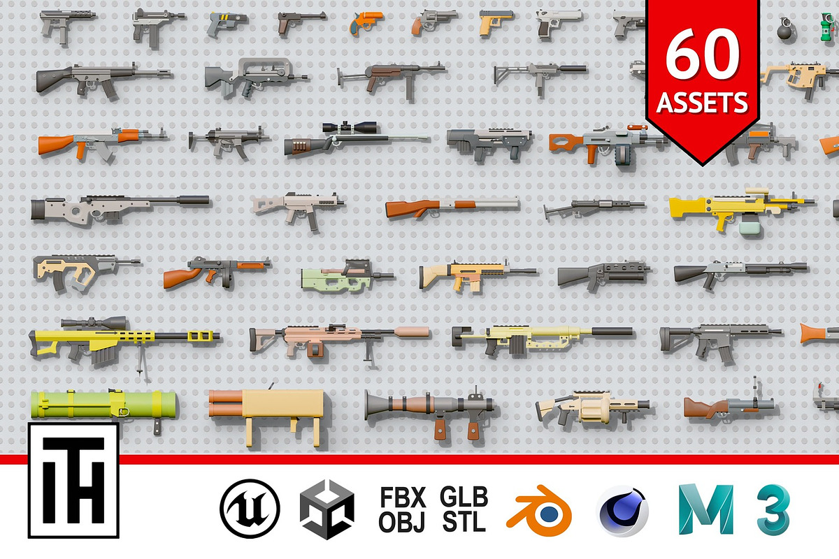 Weapons 2, an Object 3D Model by ithappy (Photo 2 of 32)