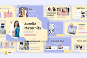 Maternity Clinic Google Slides, a Presentation Template by Loin Studio (Thumbnail 1 of 4)