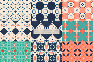 Playful Geometry Seamless Patterns