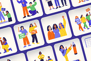 Feminist Icons Illustration, a Person Illustration by Creative Stall (Thumbnail 5 of 10)