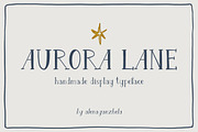 AURORA LANE - display typeface, a Handwritten Font by alenaganzhela (Thumbnail 1 of 14)