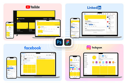 Social Media Branding Kit Essentials, a Social Media Template by Vitor Heinzen