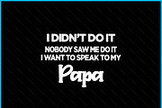 Funny Grandkids Quote Papa SVG PNG, a Graphic by Creativeusart (Thumbnail 2 of 4)