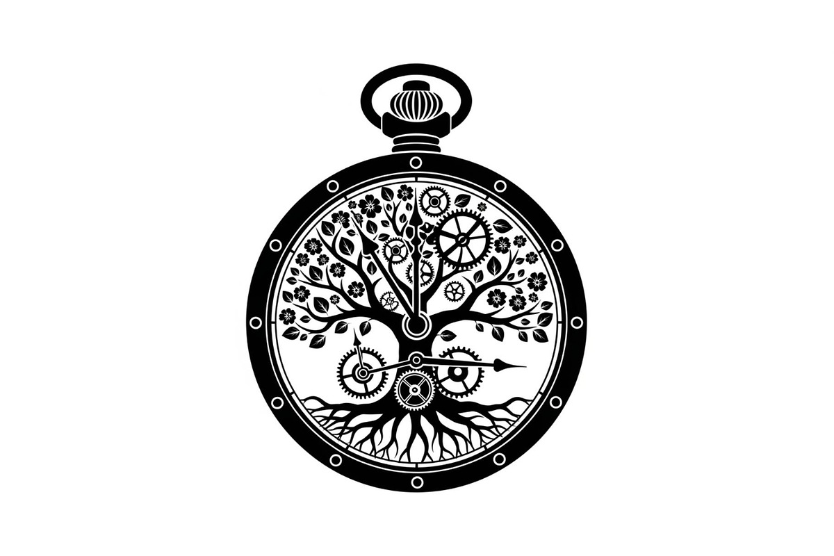 Steampunk Tree of Life Symbol Bundle, an Illustration by yasushie (Photo 7 of 31)