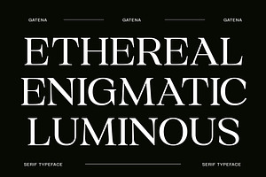 Gatena Serif Modern