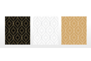 Geometric set of seamless colored, a Pattern Graphic by RODINA