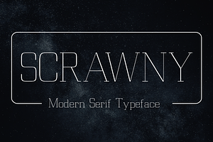 Scrawny - Modern Typeface