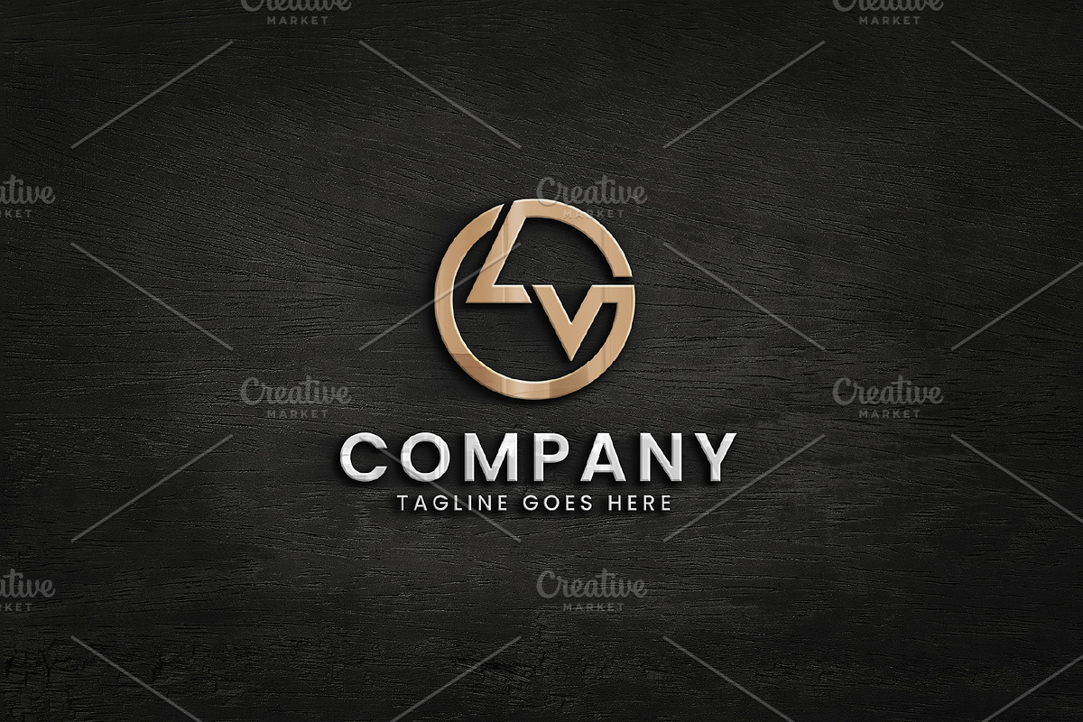 LV letter mark logo design, a Branding & Logo Template by Amadul11 (Photo 2 of 4)