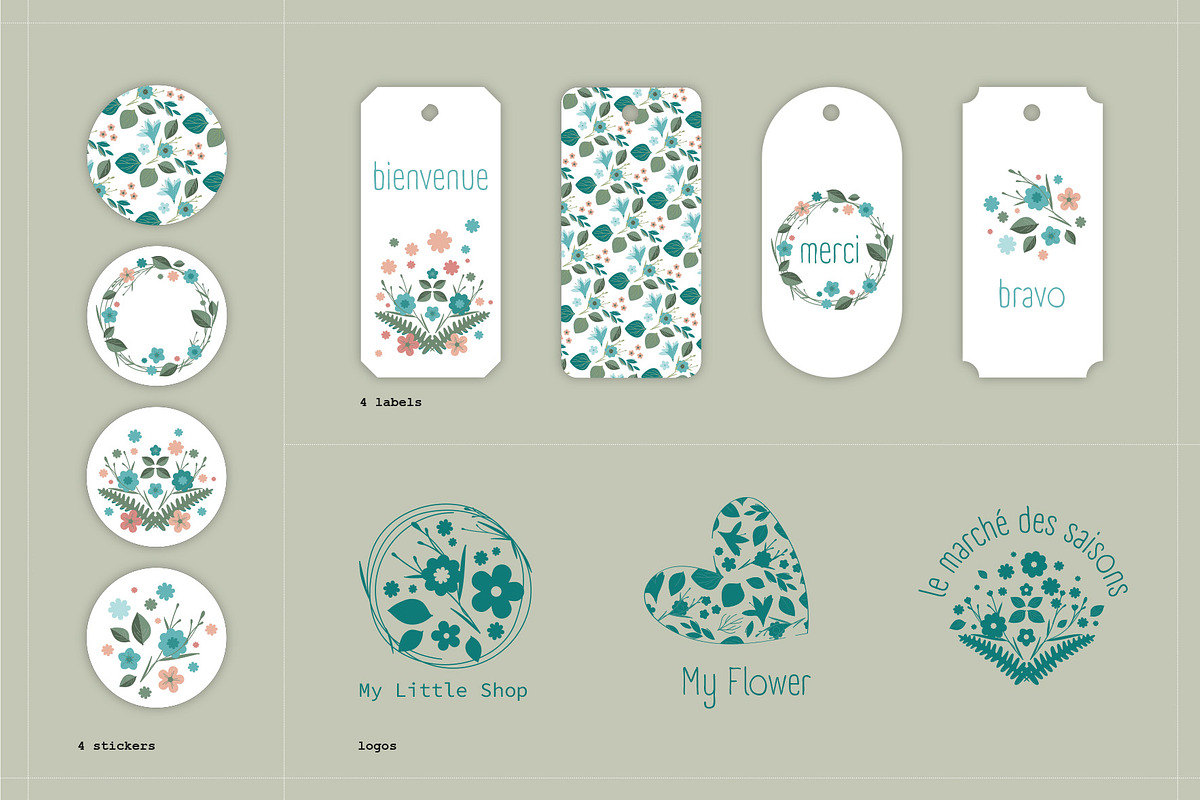 Herbarium collection, a Pattern Graphic by AnneCeline (Photo 5 of 11)