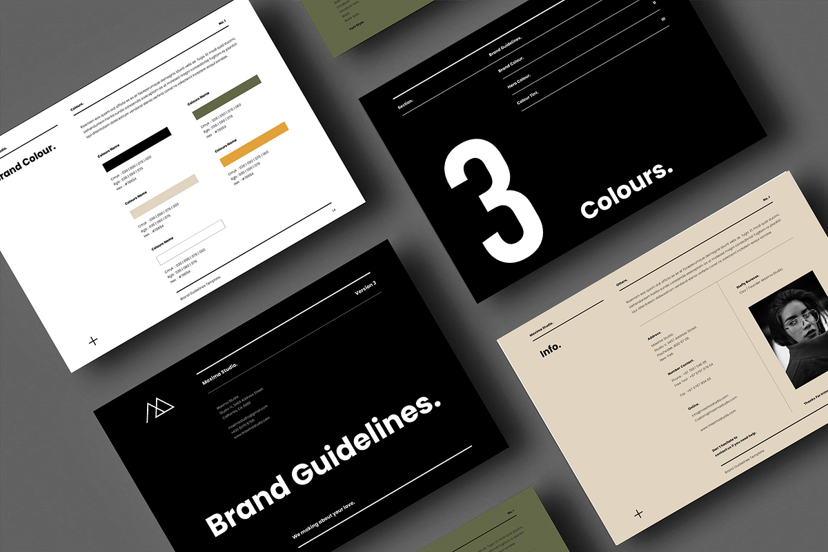 Brand Guidelines, a Brochure Template by Occy Design (Photo 1 of 10)