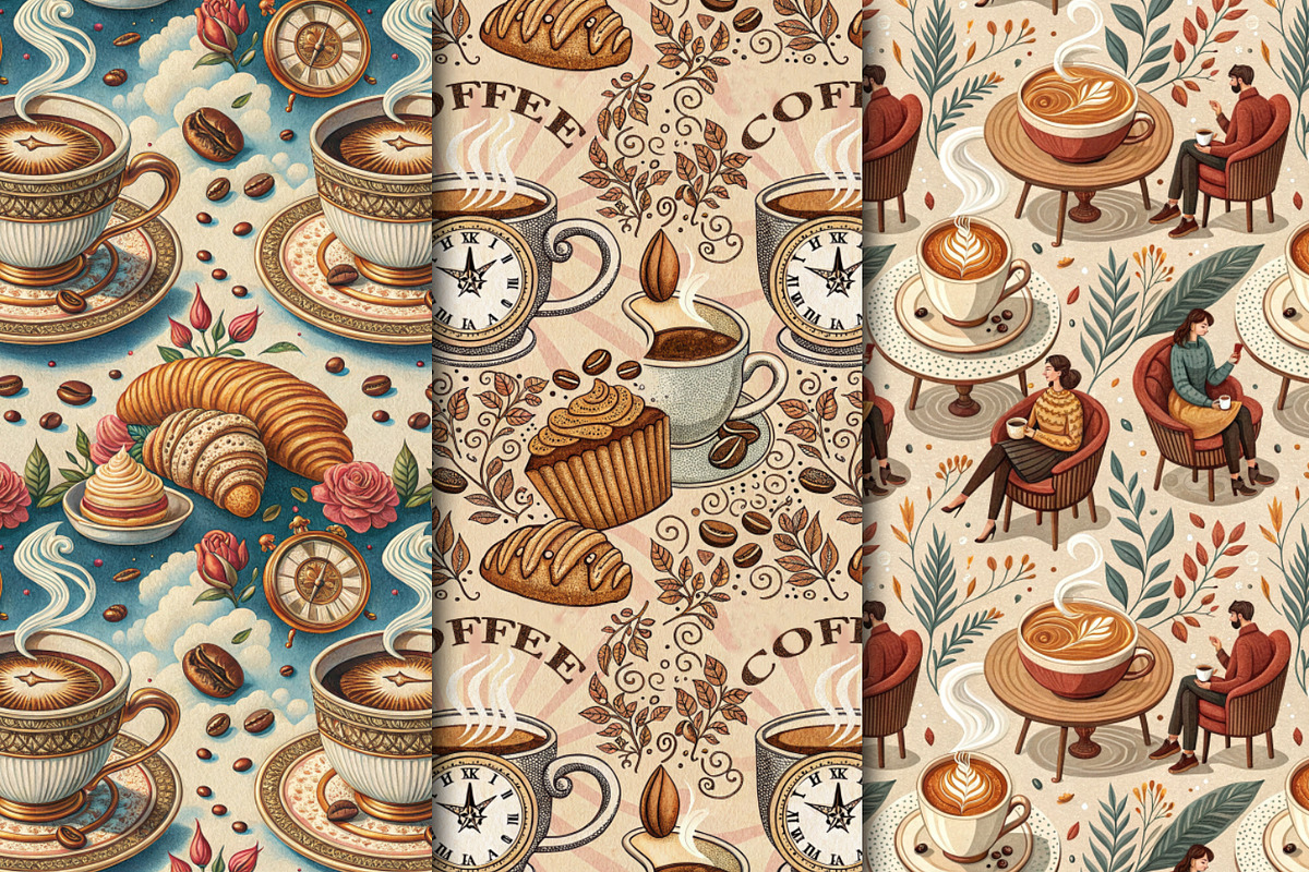 Morning Ritual, a Pattern Graphic by Designs by Helen Trupak (Photo 4 of 11)
