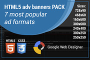 HTML5 adv banner template, a HTML Template by Joymotion (Thumbnail 1 of 3)