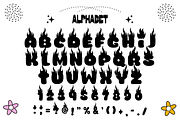 Dragon Fire - Bold Flame Font, a Sans Serif Font by KiddoGlyphs Studio (Thumbnail 5 of 5)