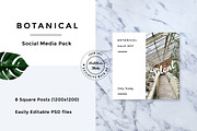 Botanical Social Media Pack, a Templates & Theme by RedRiver Studio (Thumbnail 9 of 12)