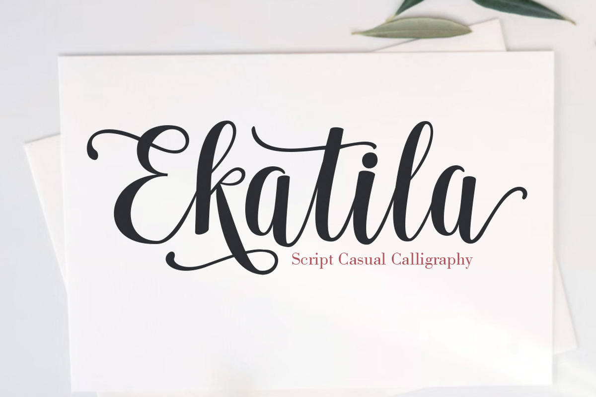 Ekatila, a Font by Genesis Lab (Photo 1 of 10)
