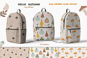Hello autumn kids graphic collection, a Pattern Graphic by Cuteanny Design (Thumbnail 4 of 10)