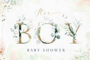 Watercolor Eucalyptus Green Floral, a Decorative Illustration by Veris Studio (Thumbnail 17 of 25)
