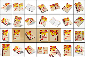 Spiral Notebook Mockup, a Product Mockup by Mockupfit