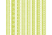 Bamboo Lace Vector Borders Clipart, an Illustration by Amanda Ilkov (Thumbnail 4 of 5)