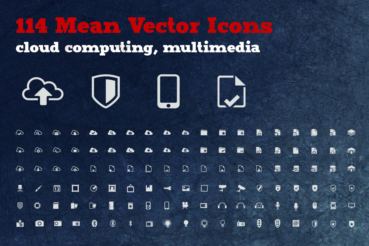 Go Cloud! - 114 Vector Icons preview 2
