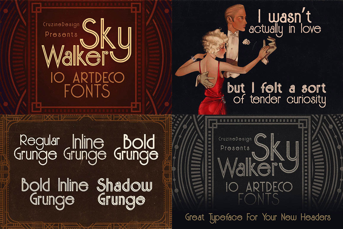 SALE 49 Display Fonts for $12 preview 8